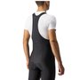Calça Bretelle de Ciclismo Castelli Entrata Inverno Preto
