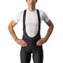 Calça Bretelle de Ciclismo Castelli Entrata Inverno Preto