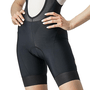 Bretelle de Ciclismo Castelli Prima Feminino Preto