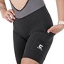 Bretelle de Ciclismo Curtlo 3D Compress Feminino Preto