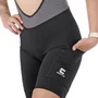 Bretelle de Ciclismo Curtlo 3D Compress Feminino Preto