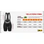 Bretelle de Ciclismo Curtlo 3D Compress Feminino Preto
