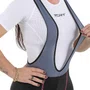Bretelle de Ciclismo ERT Gel Feminino Preto e Rosa