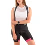 Bretelle de Ciclismo ERT Lady Gel Feminino Preto e Rosa