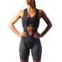 Bretelle de Ciclismo Mauro Ribeiro Carbon Evolution Preto Feminino
