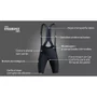 Bretelle de Ciclismo Free Force Endurance Feminino Preto