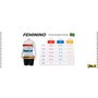 Bretelle de Ciclismo Free Force Training Feminino Branco