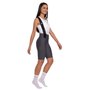 Bretelle de Ciclismo Marcio May Moove Holográfico Feminino Gel Cinza