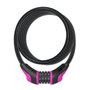 Cadeado para Bicicleta Onguard Rosa Espiral 12x1200mm Segredo Cadeado para Bicicleta Onguard Rosa Espiral 12x1200mm Segredo