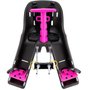 Cadeirinha Infantil de Bicicleta Kalf Baby Bike Dianteira Grafite e Rosa