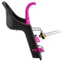 Cadeirinha Infantil de Bicicleta Kalf Baby Bike Dianteira Grafite e Rosa