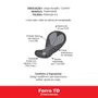 Calça de Ciclismo Curtlo 3D Compress Preta