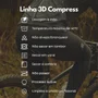 Calça de Ciclismo Curtlo 3D Compress Preta