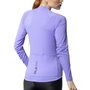 Camisa de Ciclismo ALÉ Color Block Manga Longa Feminina Roxa