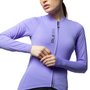 Camisa de Ciclismo ALÉ Color Block Manga Longa Feminina Roxa