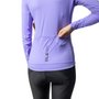 Camisa de Ciclismo ALÉ Color Block Manga Longa Feminina Roxa