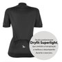 Camisa de Ciclismo Atrio Sport Feminina Preta
