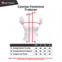 Camisa de Ciclismo Barbedo Trabzon Vanguard Feminina Branca