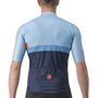 Camisa de Ciclismo Castelli A Blocco Azul