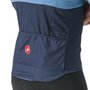 Camisa de Ciclismo Castelli A Blocco Azul