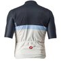 Camisa de Ciclismo Castelli A Blocco Branca e Azul