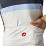 Camisa de Ciclismo Castelli A Blocco Branca e Azul