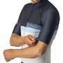 Camisa de Ciclismo Castelli A Blocco Branca e Azul