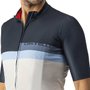 Camisa de Ciclismo Castelli A Blocco Branca e Azul