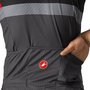 Camisa de Ciclismo Castelli A Blocco Preta