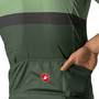 Camisa de Ciclismo Castelli A Blocco Verde