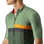 Camisa de Ciclismo Castelli A Blocco Verde