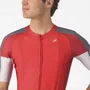Camisa de Ciclismo Castelli Entrata VI Vermelha