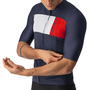 Camisa de Ciclismo Castelli Prologo 7 Jersey Azul