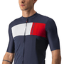 Camisa de Ciclismo Castelli Prologo 7 Jersey Azul