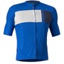 Camisa de Ciclismo Castelli Prologo 7 Jersey Azul e Branca