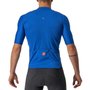Camisa de Ciclismo Castelli Prologo 7 Jersey Azul e Branca