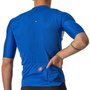 Camisa de Ciclismo Castelli Prologo 7 Jersey Azul e Branca