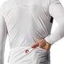 Camisa de Ciclismo Castelli Prologo 7 Manga Longa Branca