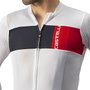 Camisa de Ciclismo Castelli Prologo 7 Manga Longa Branca