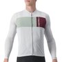 Camisa de Ciclismo Castelli Prologo 7 Manga Longa Cinza