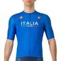 Camisa de Ciclismo Castelli Team Italia Paris Competizione Azul