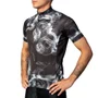 Camisa de Ciclismo ERT Classic Black e White Wolf