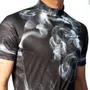 Camisa de Ciclismo ERT Classic Black e White Wolf