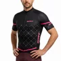 Camisa de Ciclismo ERT Classic Preta e Rosa