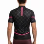Camisa de Ciclismo ERT Classic Preta e Rosa
