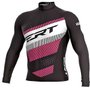 Camisa de Ciclismo ERT Classic Vegas Manga Longa Preta