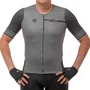 Camisa de Ciclismo ERT Euro Carbon Diamante Cinza