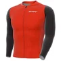 Camisa de Ciclismo ERT Euro Manga Longa Vermelha