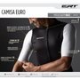 Camisa de Ciclismo ERT Euro Quartzo Preta