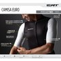 Camisa de Ciclismo ERT Euro White Manga Longa Branca